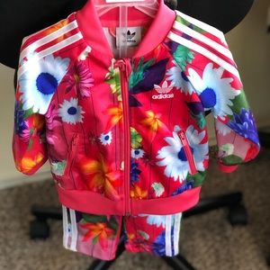 Adidas Baby Floral Tracksuit